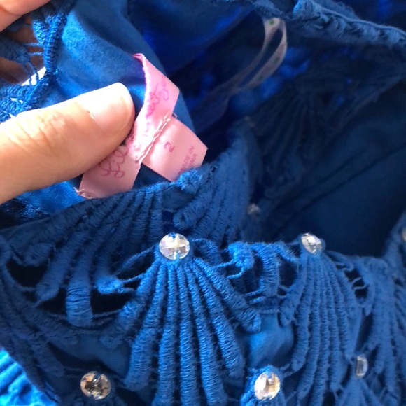 Lilly Pulitzer Blue Shell Dress - Picture 4 of 4